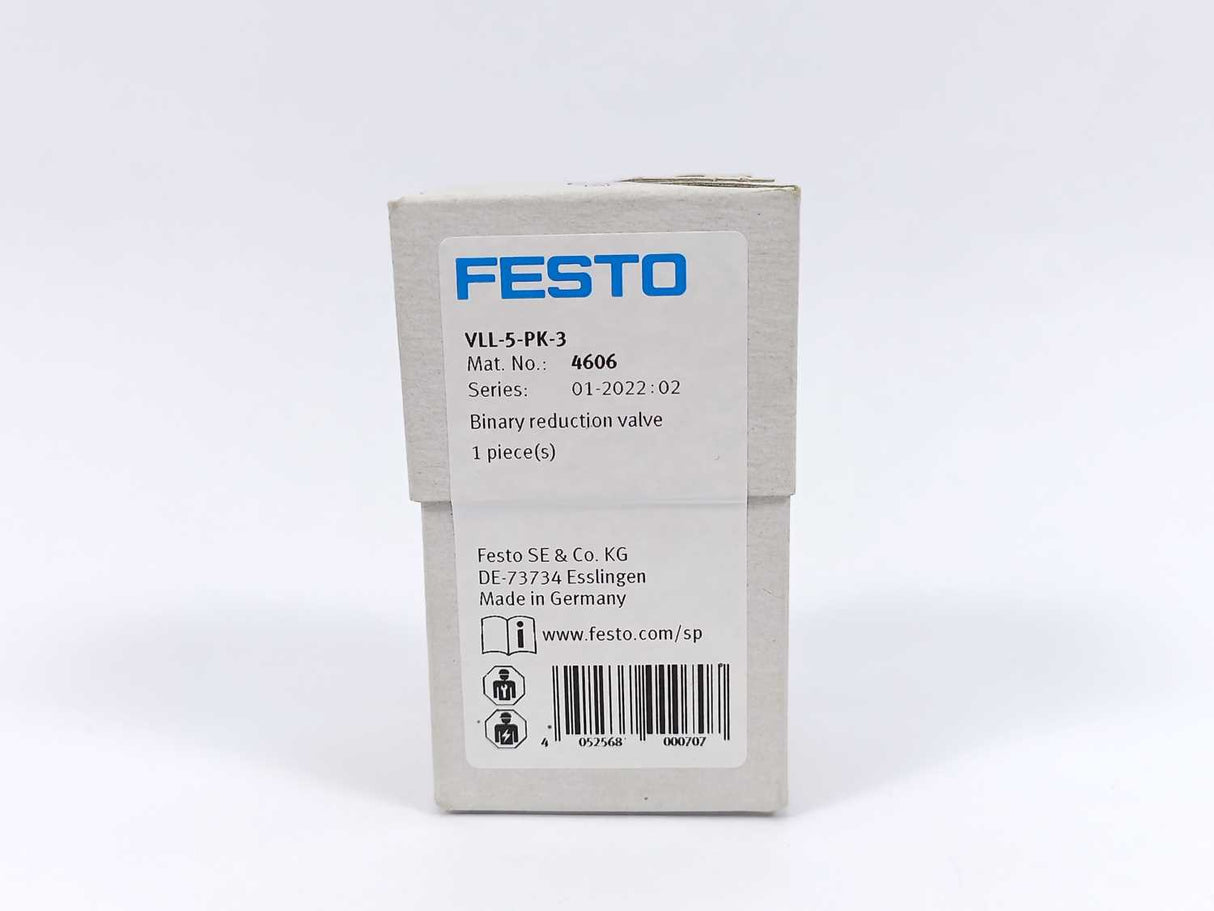 Festo 4606 VLL-5-PK-3 Binary reduction valve