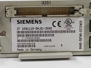 Siemens 6SN1118-0NJ01-0AA0 SIMODRIVE 611 U