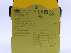 Pilz 751103 PNOZ s3 C 24VDC 2n/o Safety Relay