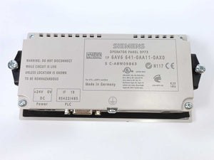 Siemens 6AV6641-0AA11-0AX0 Simatic HMI Operator Panel OP73