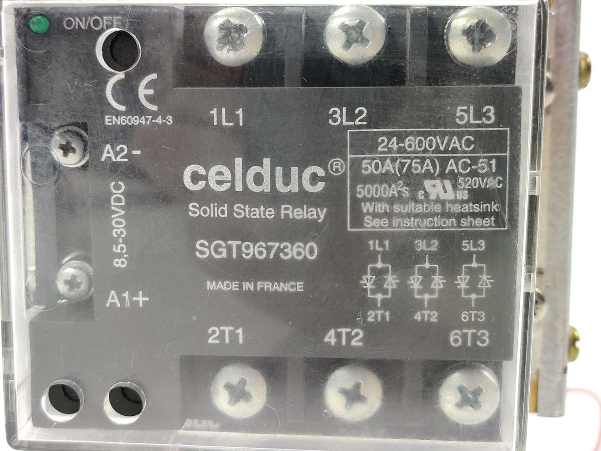 Celduc SGT967360 Solid-State-Relay 24-600VAC