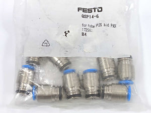 Festo 172983 QSP14-6 for tube PUN and PAN 10Pcs.