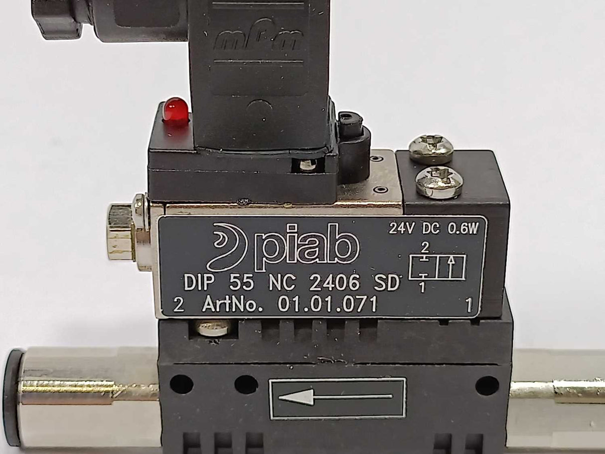 Piab 01.01.071 0101071 DIP 55 NC 2406 SD Valve