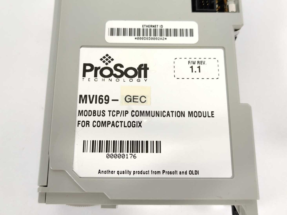 ProSoft MVI69-GEC COMMUNICATION MODULE FOR COMPACTLOGIX