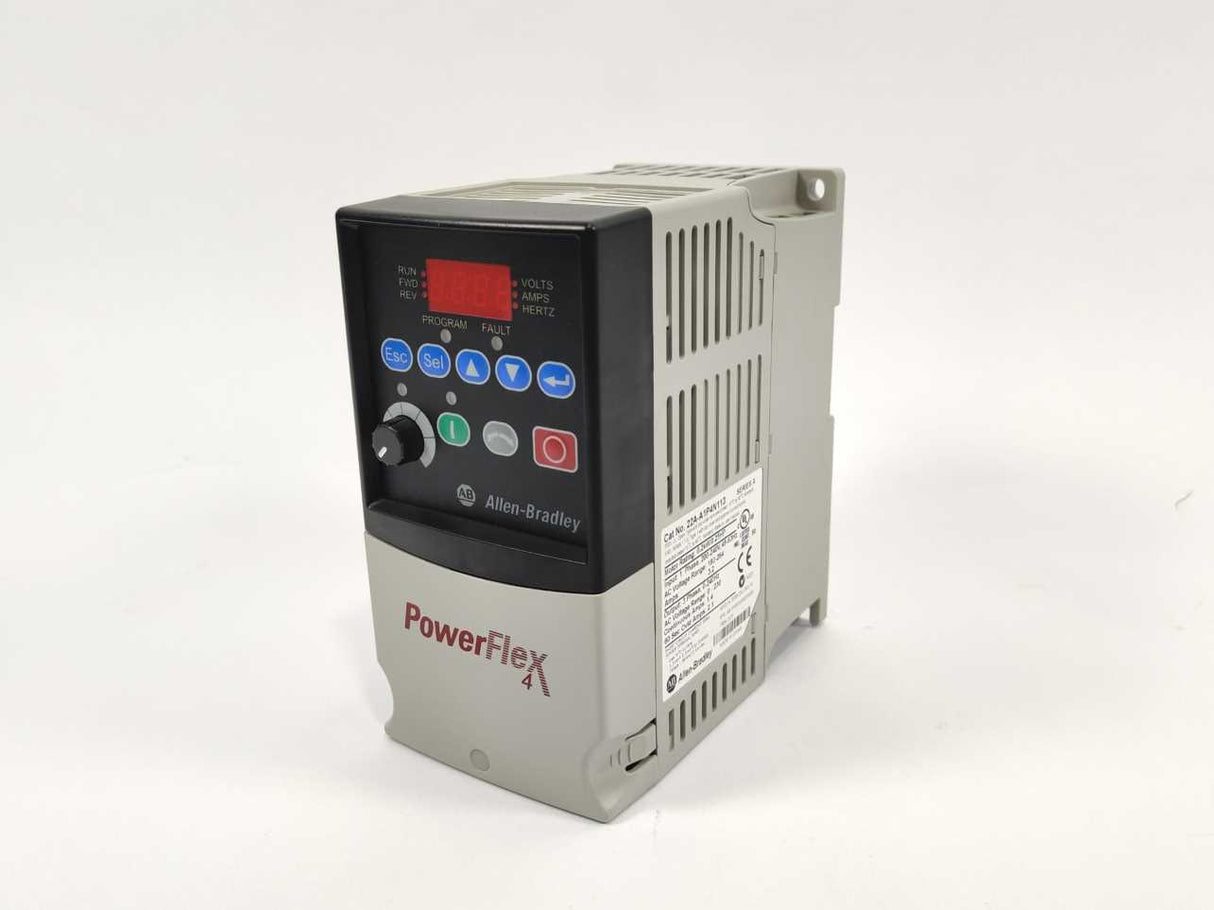 AB 22A-A1P4N113 Series A PowerFlex 4- 0.2 kW (0.25 HP) AC Drive