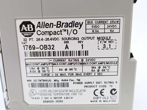 AB 1769-OB32 Ser. A, Rev 1, Sourcing Output Module