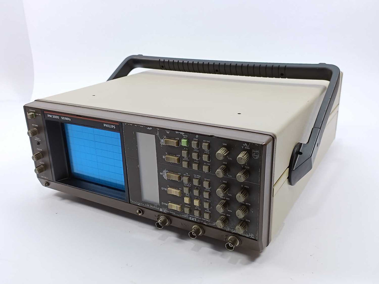 Philips PM 3055/00 PM3055 Oscilloscope 50Mhz Dual Channel