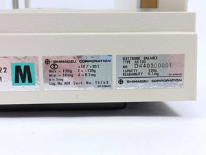 Shimadzu AX120 Electronic Balance, show 13.019 all the time, for parts