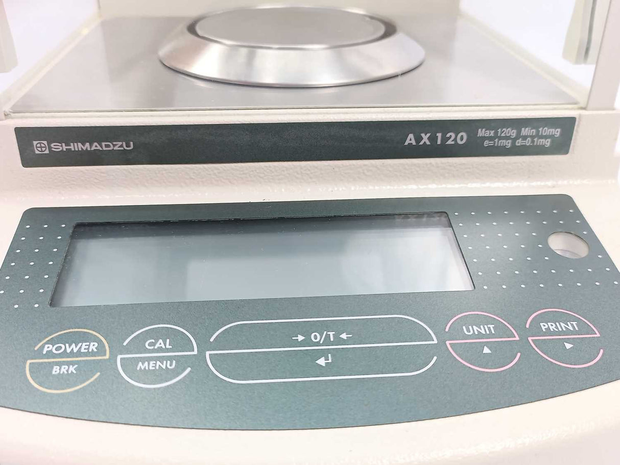 Shimadzu AX120 Electronic Balance, show 13.019 all the time, for parts