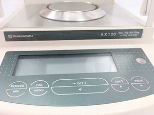 Shimadzu AX120 Electronic Balance, show 13.019 all the time, for parts