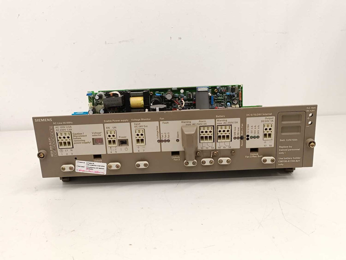 Siemens 6ES5955-3LC41 SIMATIC S5 955 Power Supply Module