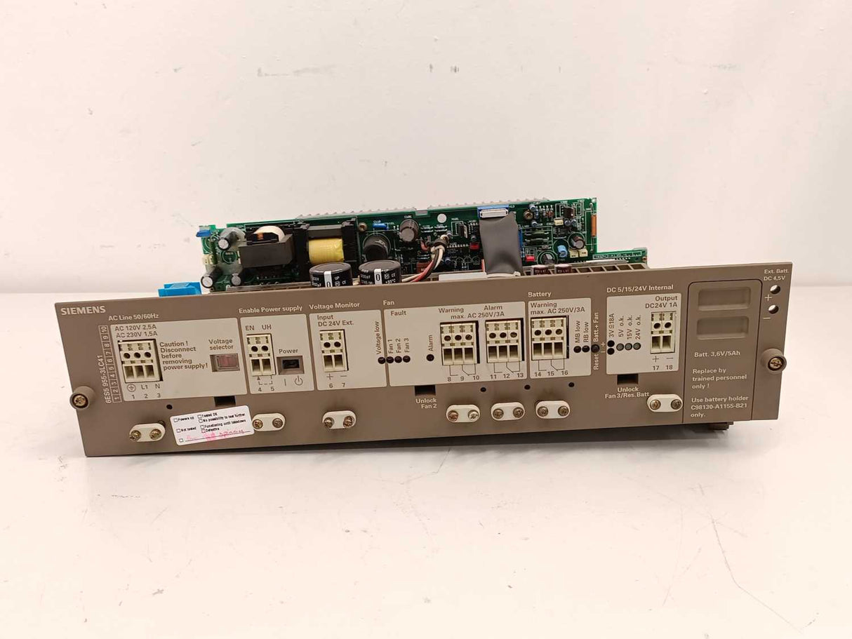 Siemens 6ES5955-3LC41 SIMATIC S5 955 Power Supply Module