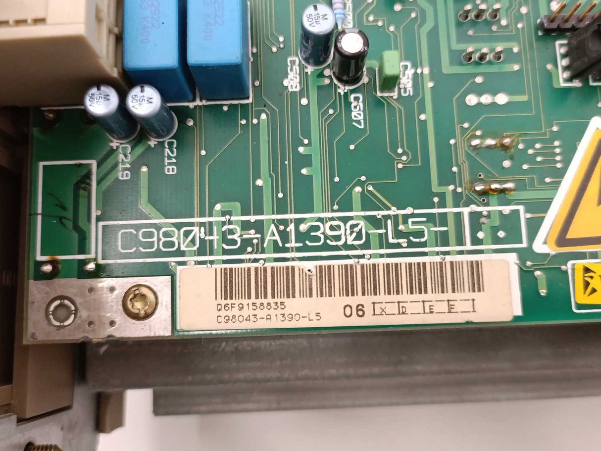 Siemens 6ES5955-3LC41 SIMATIC S5 955 Power Supply Module