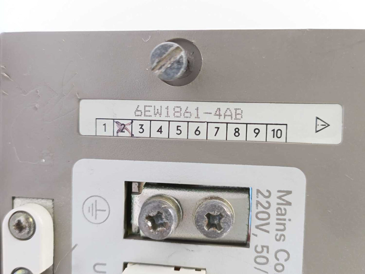 Siemens 6EW1861-4AB Modular Power Supply