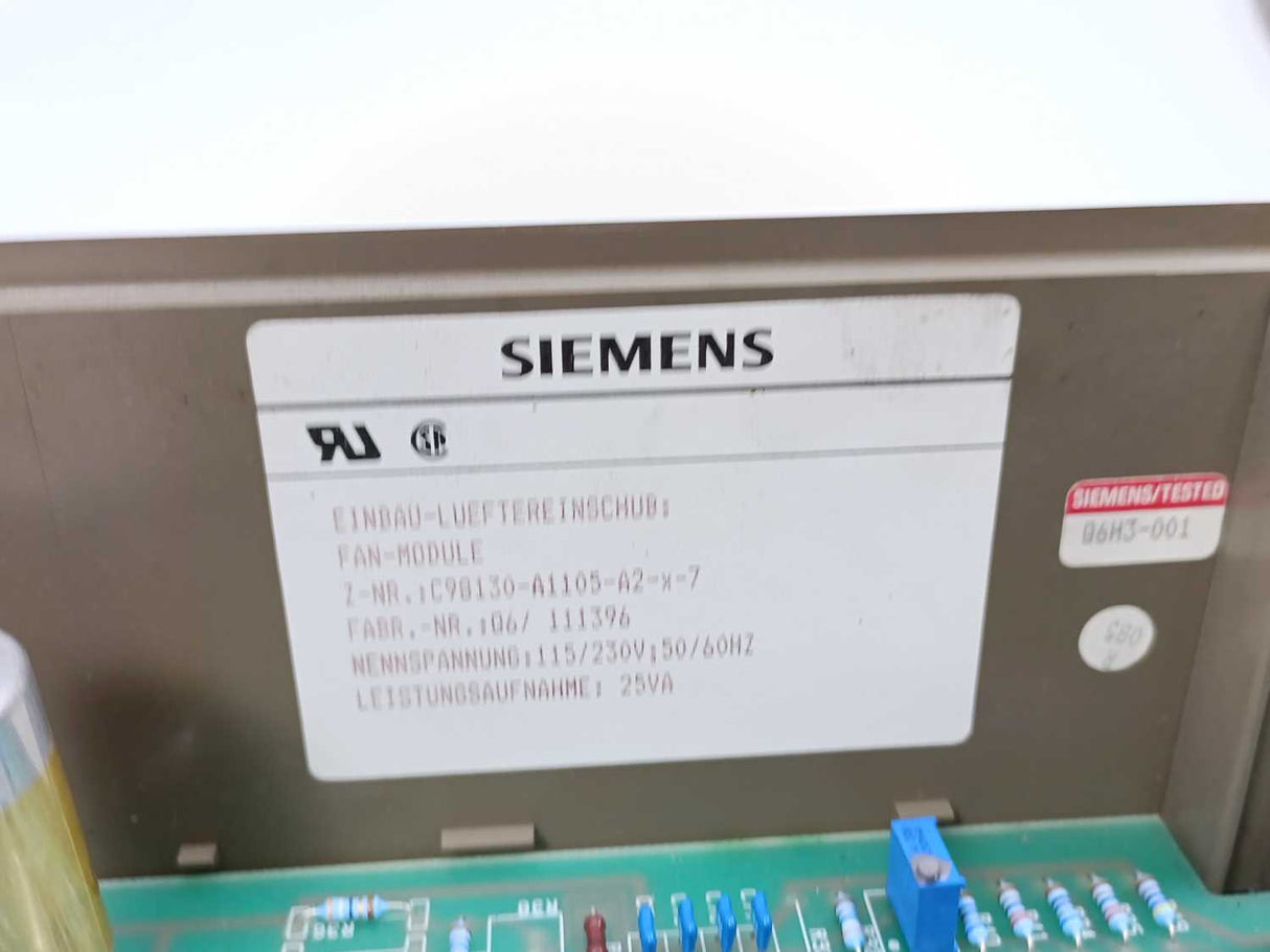 Siemens 6ES59883LA11 AC LIne Fan Module