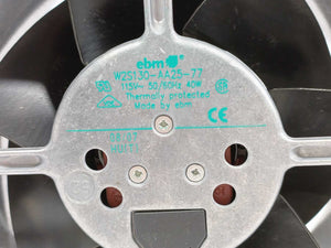 EBM  W2S130-AA25-77 115VAC - 50/60Hz - 40W Fan