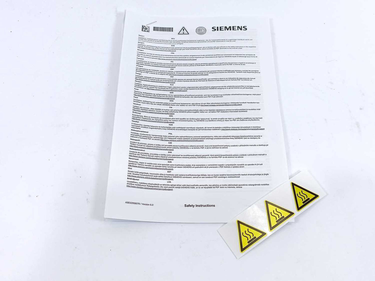 Siemens 1FL6042-1AF61-2AH1 SIMOTICS S-1FL6 3-SERVO MOTOR