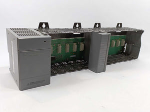 AB 1746-P2 Ser. C SLC 500 Power Supply w/ 1746-A13 Ser. B 13 Slot Rack