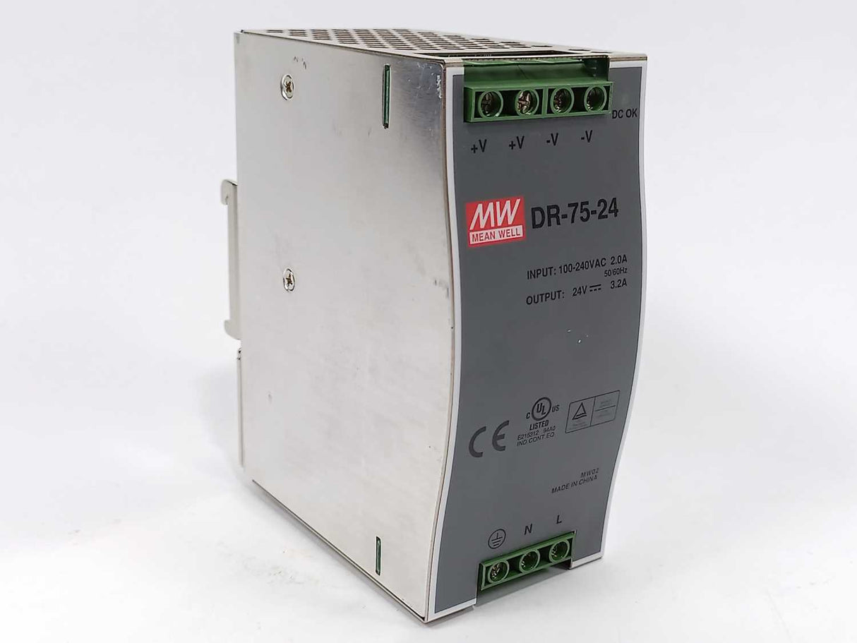 Mean Well DR-75-24 Power Supply 24V 3.2A