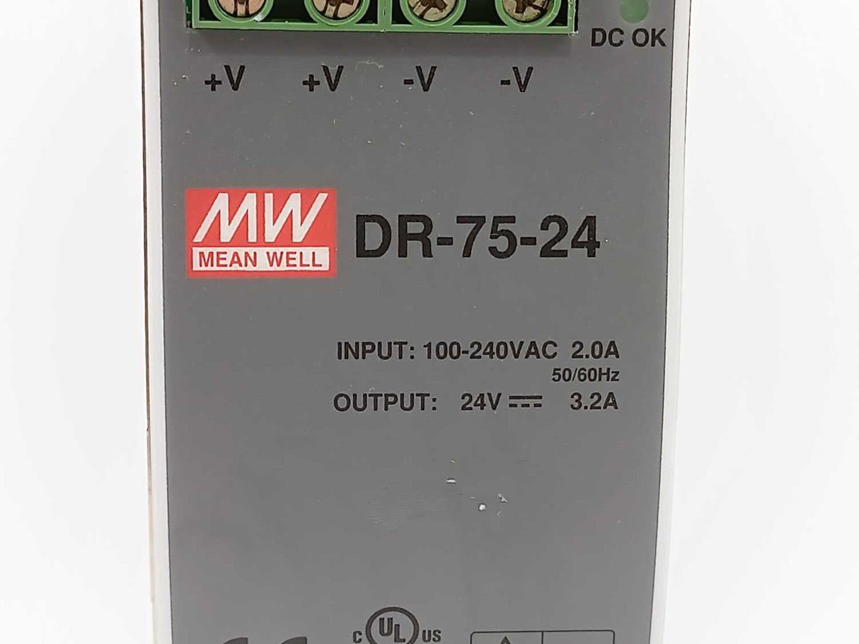 Mean Well DR-75-24 Power Supply 24V 3.2A