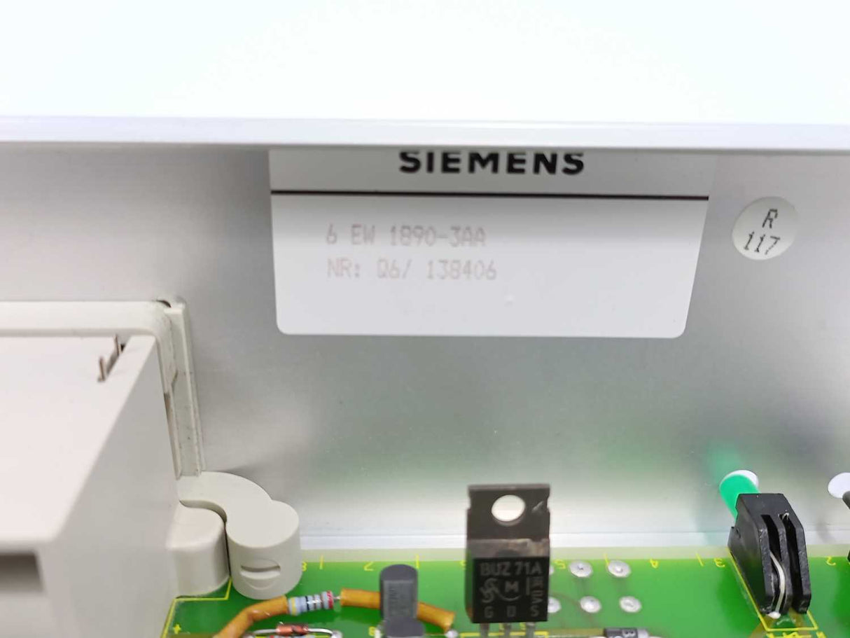 Siemens 6EW1890-3AA With C98040-A1401-P2-01-85 Circuit Board