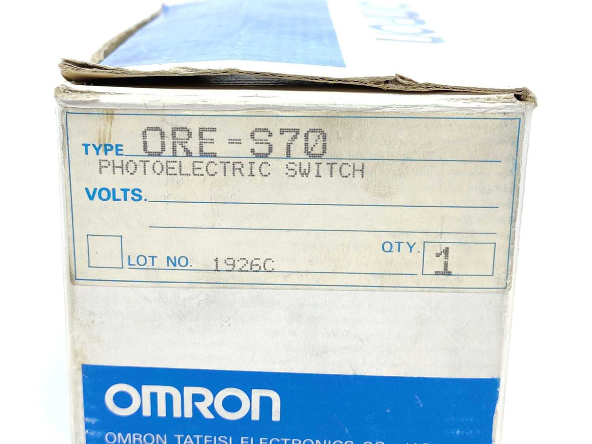 OMRON ORE-S70 PHOTOELECTRIC SWITCH