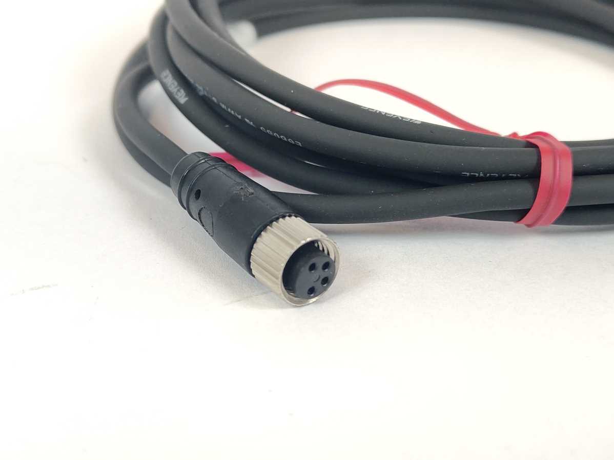 KEYENCE  OP-73864 Connector Cable M8 Straight 2-m PVC