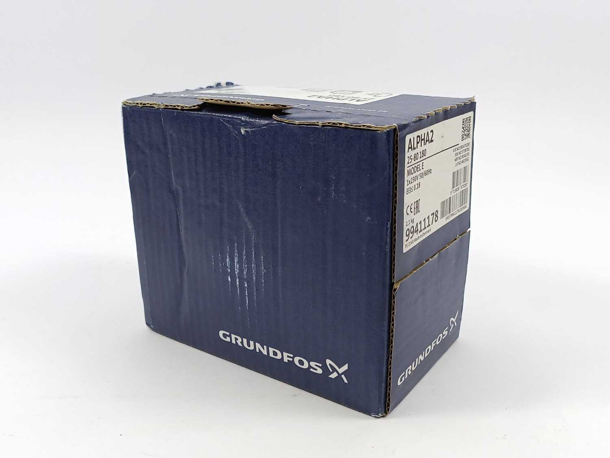 GRUNDFOS 99411178 ALPHA2 25-80 180 Circulator Pump Model E