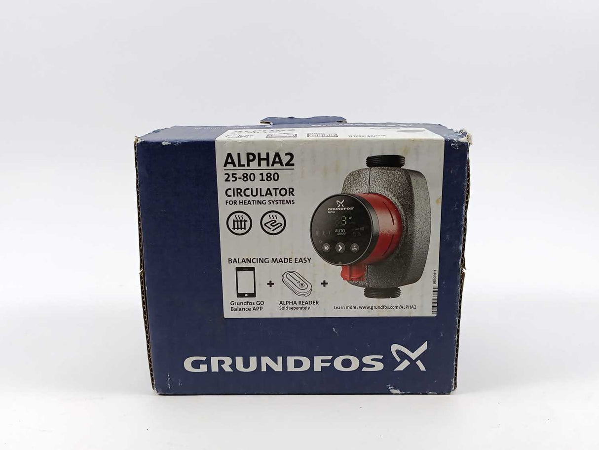 GRUNDFOS 99411178 ALPHA2 25-80 180 Circulator Pump Model E