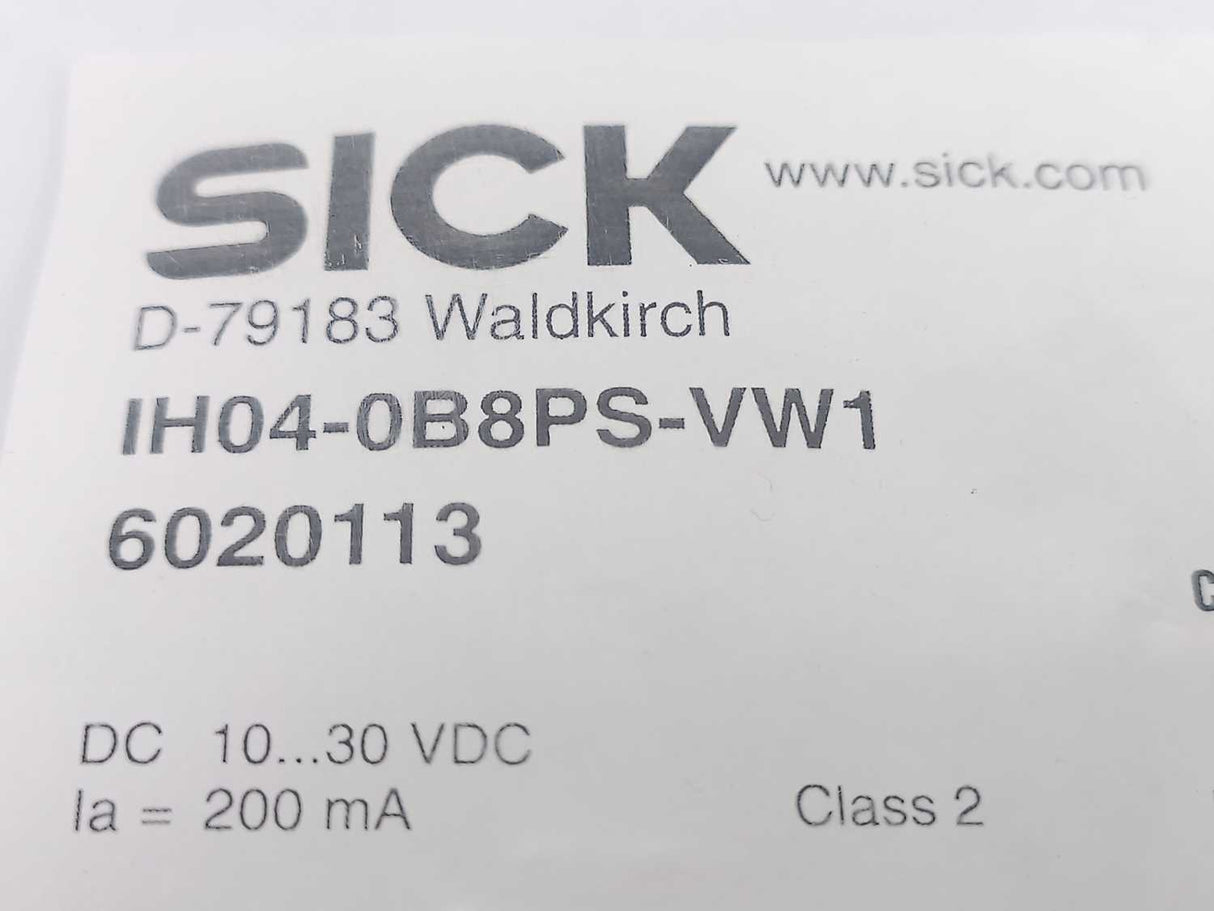 SICK IH04-0B8PS-VW1 6020113 Inductive proximity sensor