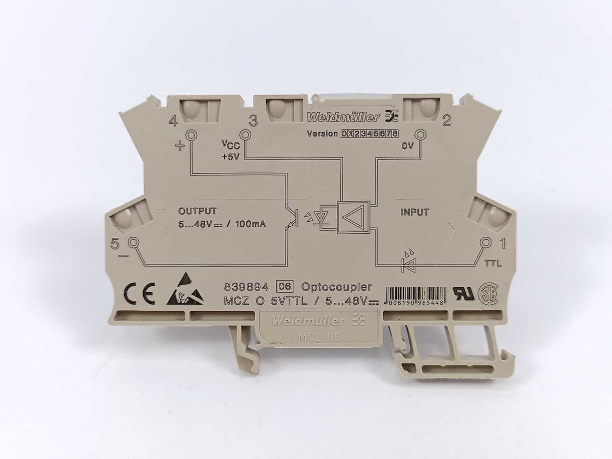 Weidmüller MCZ O 5VTTL Solid-state relay 2 Pcs.