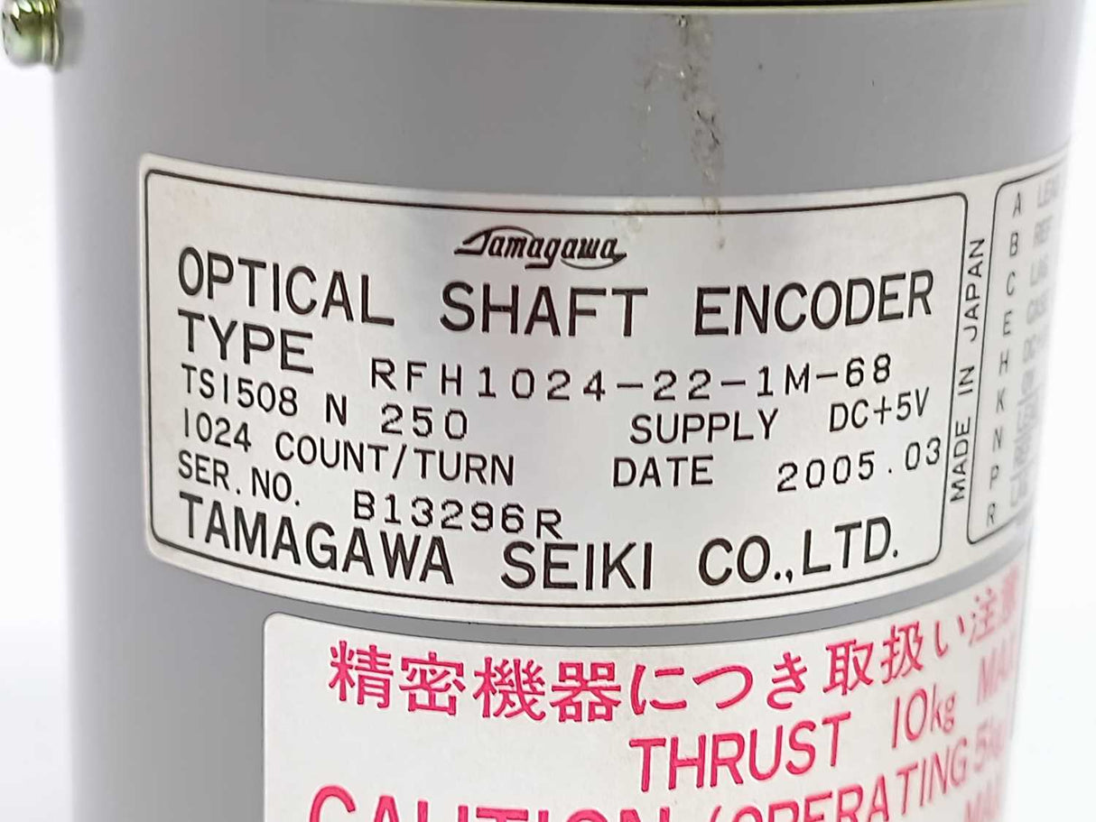 Mitsubishi RFH1024-22-1M-68 Optical Shaft Encoder