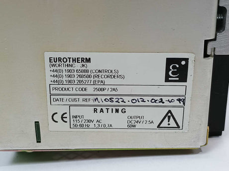 Eurotherm 2500P/2A5 24V PSU