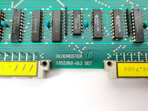 Gildemeister 0.652.960-46.2 SET Control Board