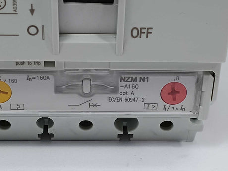 MOELLER NZMN1-A160 Thermal Magnetic Circuit Breaker 3P, 50 kA, 400 V, 160 A