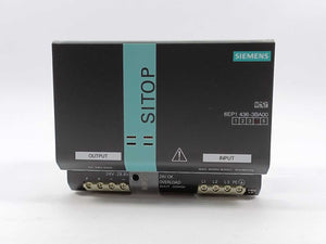 Siemens 6EP1436-3BA00 24VDC 20A stabilized power supply