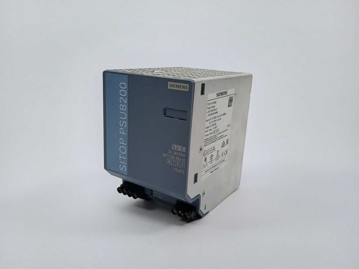 Siemens 6EP1336-3BA10 SITOP PSU8200 DC 24V/20A Power Supply