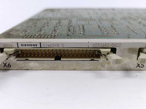 Siemens 6DD1641-0AC0 SIMADYN D BINARY INPUT/OUTPUT MODULE