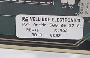 Vellinge Electronics  560 60 07-01 REV:F S:802