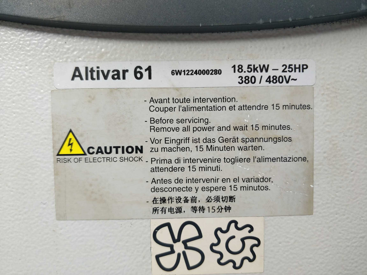 TELEMECANIQUE ATV61WD18N4 Altivar 61 Variable speed drive 18.5kW with VW3A1101