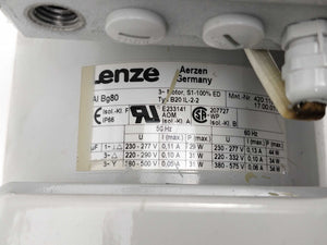 LENZE GKS04-3M HAR 080C32 w/ FLAI Bg80