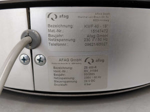 afag 15147472 KWF 40-18° ZS 400-R With IRG 1-N Controller