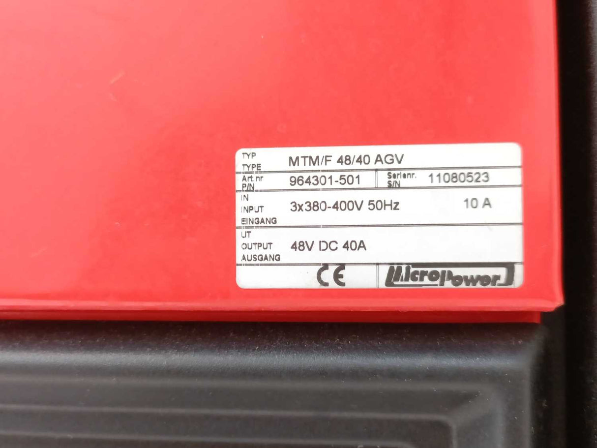 MicroPower 964301-501 MTM/F 48/40 AGV 48V 40A