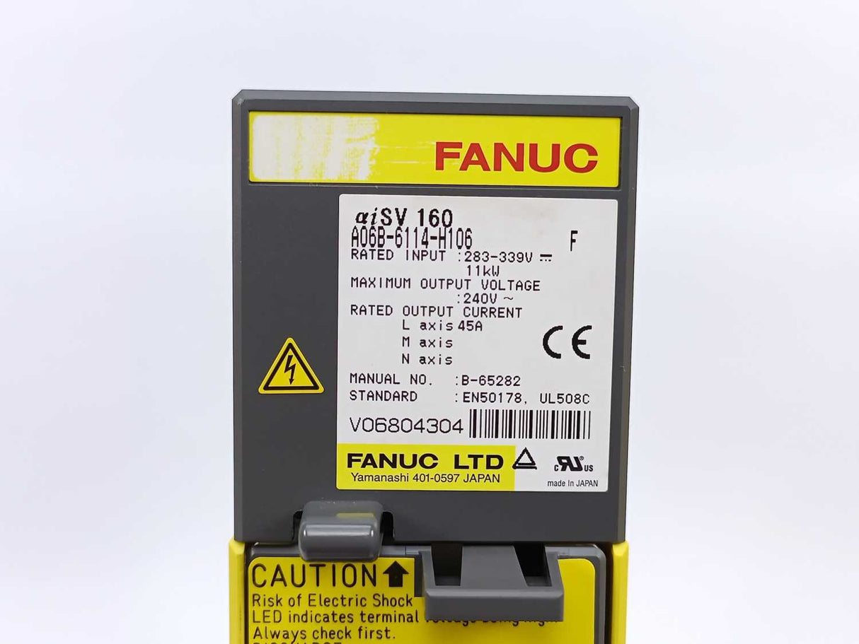 Fanuc A06B-6114-H106 F aiSV 160