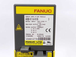 Fanuc A06B-6114-H106 D SERVO AMPIFIER MODULE