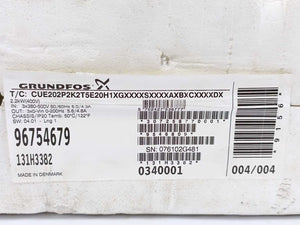 GRUNDFOS 96754679 CUE 3X380-500V IP20 2.2KW 5.6A CUE202P2K2T