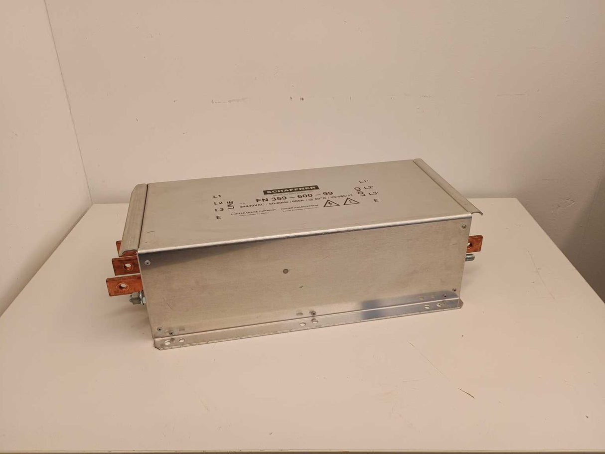 SCHAFFNER FN359-600-99 2-Stage High Current 3-Phase Filter 600A