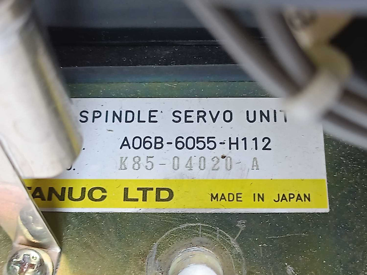 Fanuc A06B-6055-H112 Spindle Servo Unit