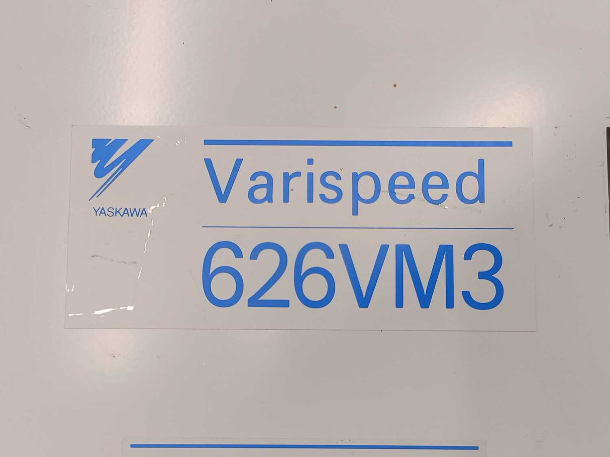 YASKAWA CIMR-VMW2022 Varispeed 626VM3 AC Spindle Drive w/o Interface