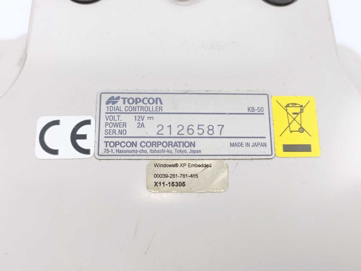 TOPCON KB-50 1 Dial Controller for CV-5000 system